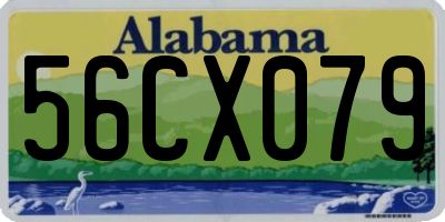 AL license plate 56CX079