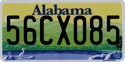 AL license plate 56CX085