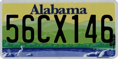 AL license plate 56CX146