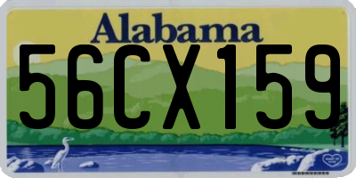 AL license plate 56CX159