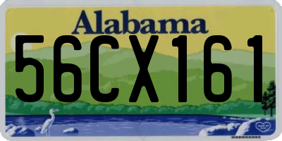 AL license plate 56CX161