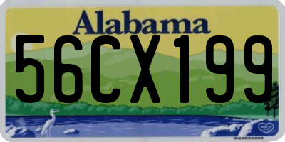AL license plate 56CX199