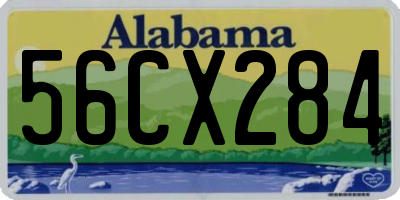 AL license plate 56CX284