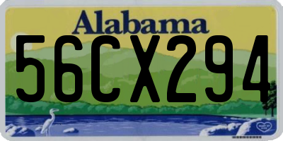 AL license plate 56CX294