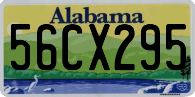 AL license plate 56CX295