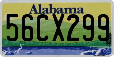 AL license plate 56CX299