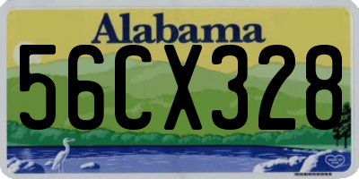 AL license plate 56CX328