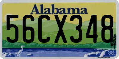 AL license plate 56CX348