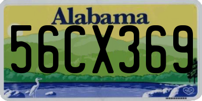 AL license plate 56CX369