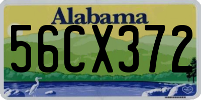 AL license plate 56CX372