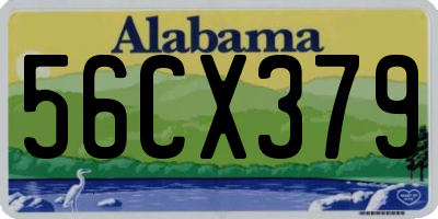 AL license plate 56CX379