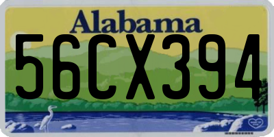 AL license plate 56CX394