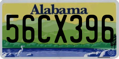 AL license plate 56CX396