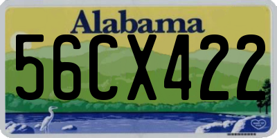 AL license plate 56CX422