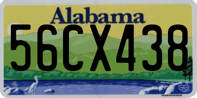 AL license plate 56CX438