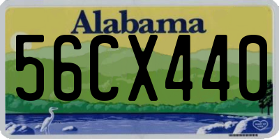 AL license plate 56CX440