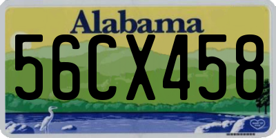 AL license plate 56CX458