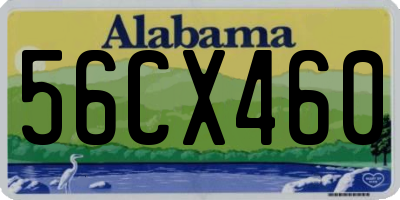 AL license plate 56CX460