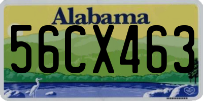 AL license plate 56CX463