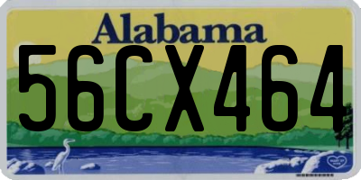 AL license plate 56CX464