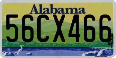 AL license plate 56CX466