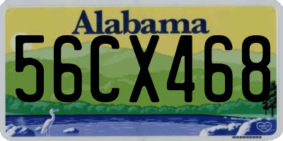 AL license plate 56CX468