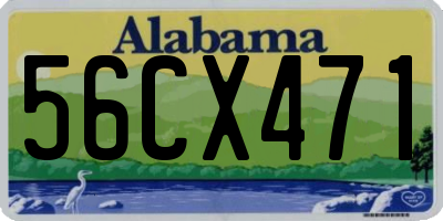 AL license plate 56CX471