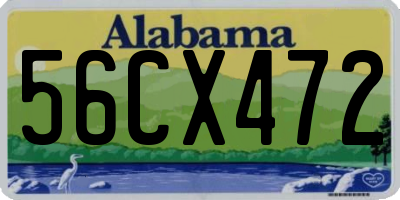AL license plate 56CX472
