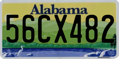 AL license plate 56CX482