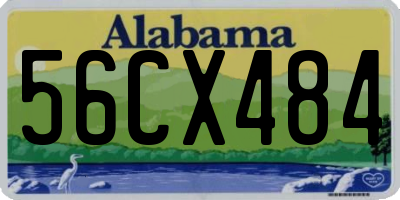 AL license plate 56CX484