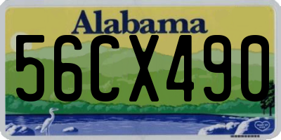 AL license plate 56CX490