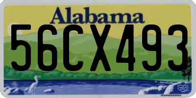 AL license plate 56CX493