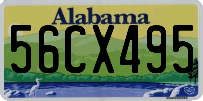 AL license plate 56CX495