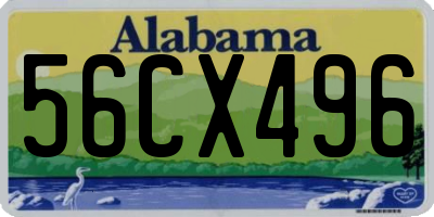 AL license plate 56CX496