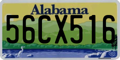 AL license plate 56CX516