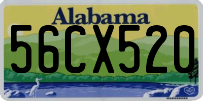 AL license plate 56CX520