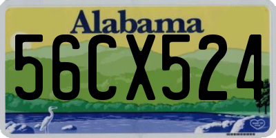 AL license plate 56CX524