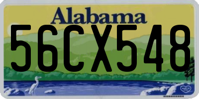 AL license plate 56CX548