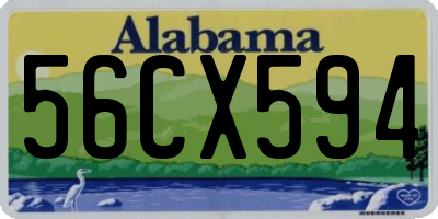 AL license plate 56CX594