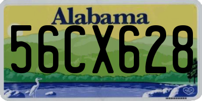 AL license plate 56CX628