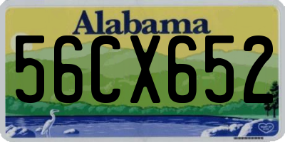 AL license plate 56CX652