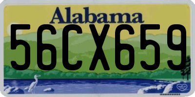 AL license plate 56CX659