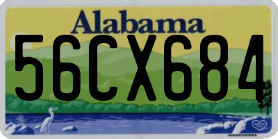 AL license plate 56CX684
