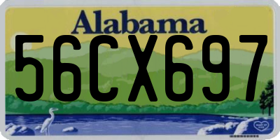 AL license plate 56CX697