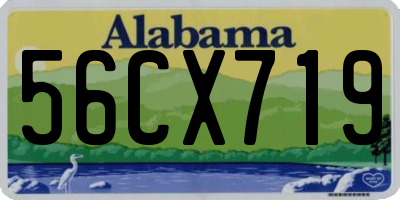 AL license plate 56CX719