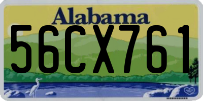 AL license plate 56CX761