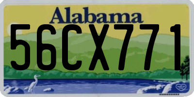 AL license plate 56CX771