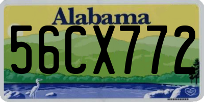 AL license plate 56CX772