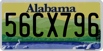 AL license plate 56CX796