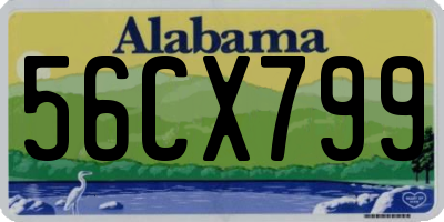 AL license plate 56CX799
